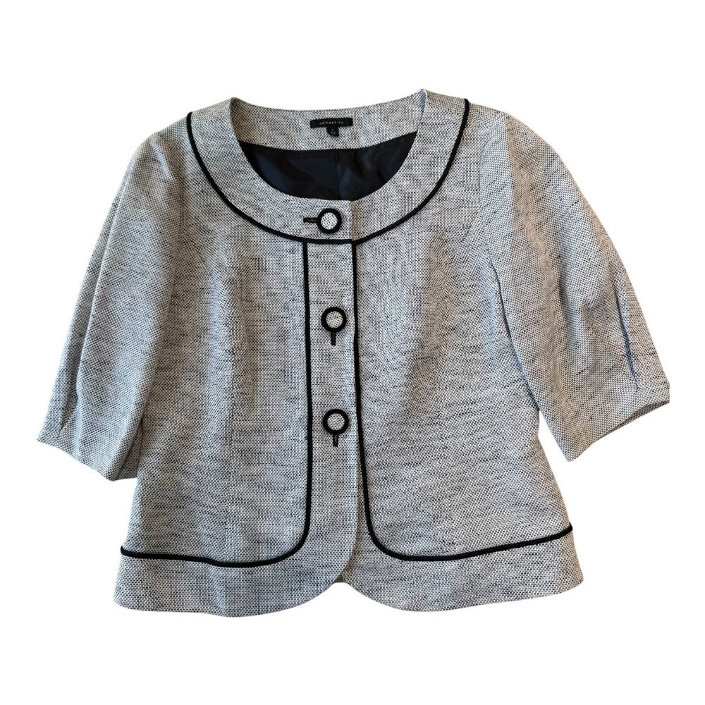 Semantiks Blazer with White & Black Accents Size 8